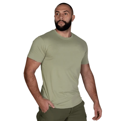 Футболка Bavovna Camotec. Cotton. Світла олива