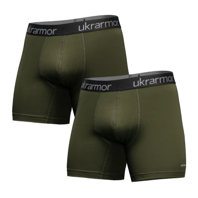 Труси чоловічі “Soldier's Boxer” (2 шт.). Матеріал Charged Cotton. Олива