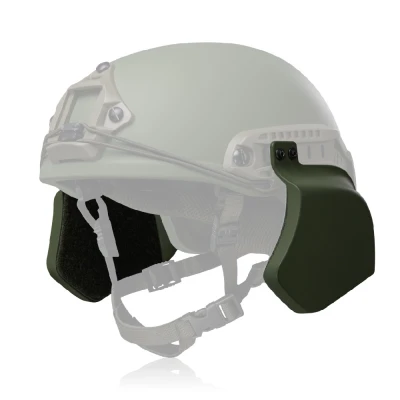 Захист боковий балістичний захист для шоломів без вух (типу FAST, TOR). Олива