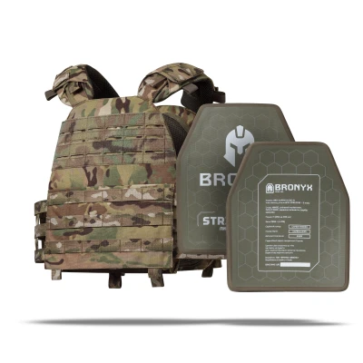 Бронежилет 5 класу (M.V.P.). Вага 6 кг. Керамічні плити 2.59 кг. Мультикам