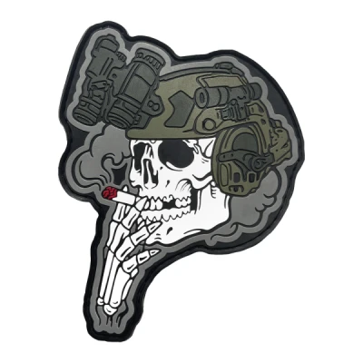 Патч (шеврон) «Life» від А.Т.А.К.А. М’який ПВХ пластик. Сірий