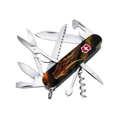 Нож раскладной (мультитул) Victorinox® Huntsman Zodiac, 15 функций, fantastic dragon