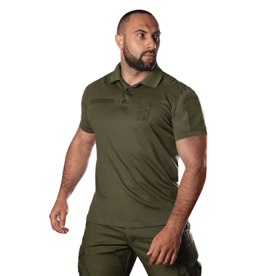 Поло тактичне Army ID 2.0 CoolPass Pique LT Camotec. Олива