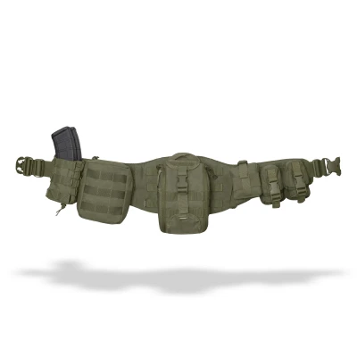 Комплект Modular Battle Belt S/M 1-го класса защиты. Тактический пояс с обвесами. Олива