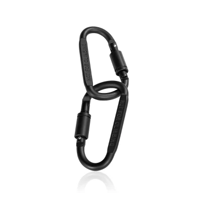 Карабін тактичний універсальний, 80 мм. Сталевий. Колір Чорний