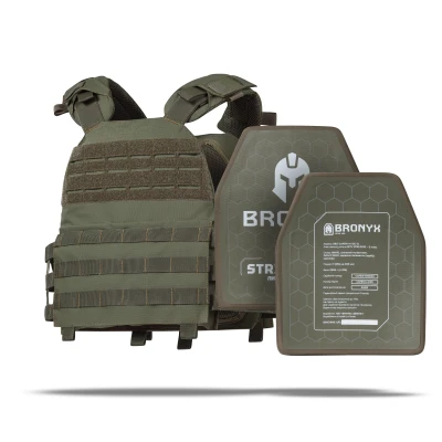 Бронежилет 5 класу (M.V.P.). Вага 6 кг. Керамічні плити 2.59 кг. Олива