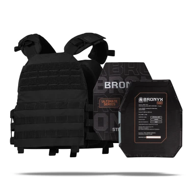 Бронежилет 3 класу (M.V.P.). Вага 2.9 кг. Поліетиленові плити 0.99 кг. Чорний