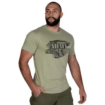 Футболка Bavovna Falcon Camotec. Cotton. Светлая олива