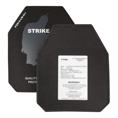 Полиэтиленовые бронеплиты NIJ Level III (SAPI) PGD-S-LW-ICW+ (комплект). Вес 1.7 кг. Размер 25 х 30 см