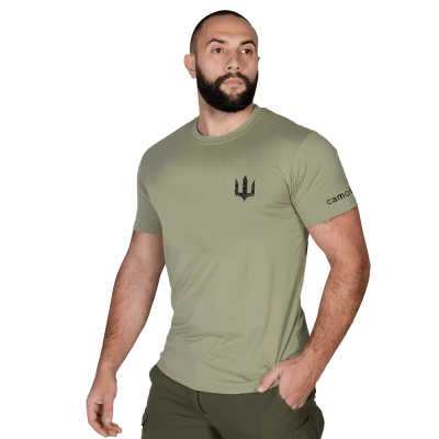 Футболка Bavovna Taurus Camotec. Cotton. Світла олива