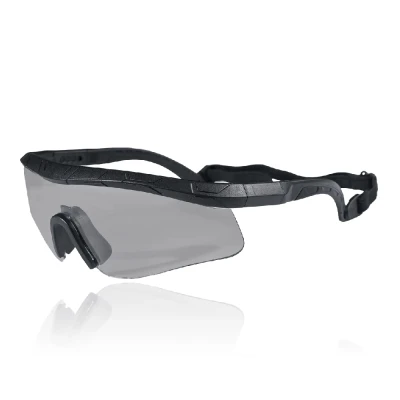 Окуляри тактичні Trevix зі змінними полікарбонатними лінзами. Чорний