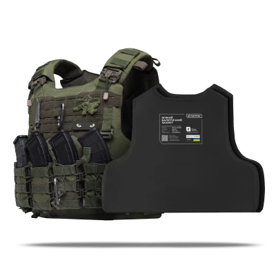 Боевой бронежилет IBV-2 (Stanag 2920). Вес 3.7 кг. Увеличенная площадь защиты. Олива. S/M