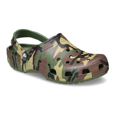 Крокси сабо Crocs Classic Camouflage Clog (Army Green). Мультикам
