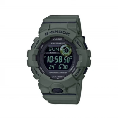 Тактичний годинник Casio G-SHOCK G-Squad GBD-800UC. Водостійкий корпус. Олива