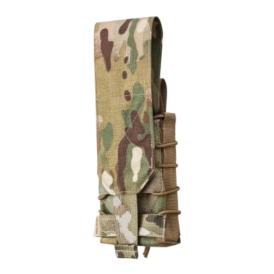 Одинарний закритий підсумок з клапаном під магазин АК/АR. Мультикам.