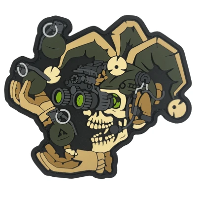 Патч (шеврон) «Deadly Junggler» від А.Т.А.К.А. М’який ПВХ пластик. Олива