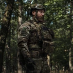 Бронежилет збільшений 3 класу (PRO) XL. Вага 3.7 кг. Поліетиленові плити 1.29 кг. Мультикам 8