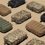 Тактический рюкзак на 10 л. Крепление Molle. Cordura 1000D. Мультикам черный 7