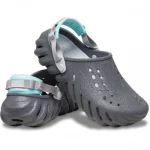 Крокси сабо Crocs Echo Sandstorm Clog (Slate Grey/Multi). Сірий 2