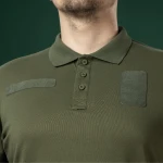 Футболка-поло тактична Ukrarmor Polo Reflex. Cotton. Колір Хакі 4