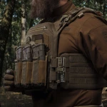 Одинарний еластичний підсумок під магазини АК/АR відкритого типу. Кріплення MOLLE. Койот 5