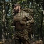 Тактична сумка баул на 100 л. Cordura 500D. Водостійка. Піксель (мм-14) 8