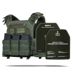 Бронежилет 6-го класу (PRO). Вага 6.3 кг. Керамічні плити 2.9 кг. Олива