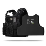 Боевой бронежилет IBV-2 (Stanag 2920). Вес 3.7 кг. Увеличенная площадь защиты. Черный. S/M