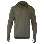 Лонгслів з каптуром Chiton Air Hood Camotec. Олива 5