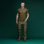 Футболка сітчаста AIR Coolmax. Легка та добре відводить вологу. Олива 5