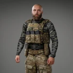 Рашгард тактичний Raptor Rashguard Tiger Stripes. Slim fit, polyester 4