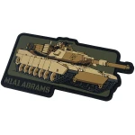 Патч (шеврон) «M1A1 Abrams» от Patch hunter. Мягкий ПВХ пластик. Койот 3