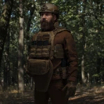 Сумка-напашник стандартная 1-го класса защиты. Материал Cordura 1000. Койот 9