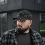 Кепка (бейсболка) тактическая M-Tac Elite NYCO Extreme. Черный мультикам 2