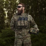 Маскувальний кавер для шолома Sestan-Busch (Хорватія). Мультикам. M 6