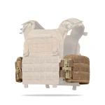 Боковые камербанды М с баллистическими пакетами 20х15 см 2-го класса защиты. Койот 2