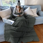 Спальний мішок Naturehike F150 (від 13°C до -4°C). Лівий. Графіт 4