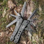 Мультитул Ganzo G201B. Нержавіюча сталь. 22 функції. Чорний 5