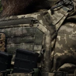 Бронежилет 3 класу (PRO). Вага 3.2 кг. Поліетиленові плити 1.38 кг. Піксель (мм-14) 10