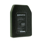 Керамические бронеплиты 6 класса Bronyx (комплект). Вес 5.8 кг. Размер M (25х30 см) 4