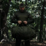 Тактична сумка баул на 100 л. Cordura 500D. Водостійка. Олива 8