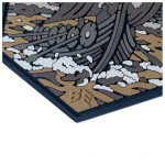 Патч (шеврон) «Дніпро» від Brand Element. М’який ПВХ пластик. Койот 2