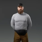 Кофта-лонгслів Ukrarmor Pulse Longsleeve. Cotton and Elastane. Сірий 2