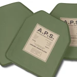 Керамічні бронеплити 6 класу (комплект). Вага 4.8 кг. Розмір M (25х30 см.) A.P.S. Олива 5