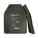 Керамическая бронеплита 5 класса Bronyx. Вес 3.38 кг. Размер XL (27.5х35.5 см) 5