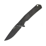 Нож складной Ruike P801-SB. Нержавеющая сталь. Черный