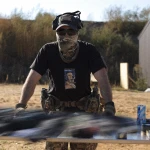 Футболка Basic Military T-Shirt. Battle Pup. Cotton/Elastane. Черный 5