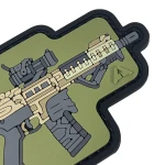 Патч (шеврон) «M4A1 Swat» від А.Т.А.К.А. М’який ПВХ пластик. Олива 2
