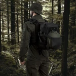 Тактичний рюкзак DP20 на 20 л. Cordura 1000D. Кріплення Molle. Мультикам чорний 6