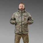 Куртка тактическая Softshell All Weather 3 in 1 (до -20°C). Мультикам 7